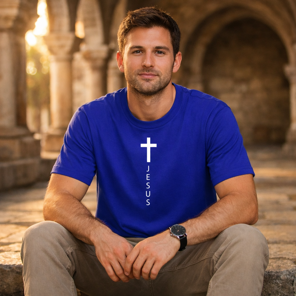 Camiseta Jesus Cristo Cruz - Unissex