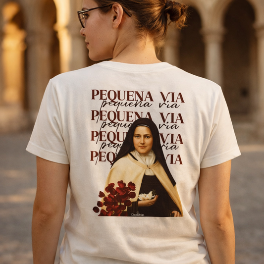 Camiseta Santa Teresinha - Pequena Via